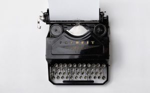 machine à écrire, écrivain public