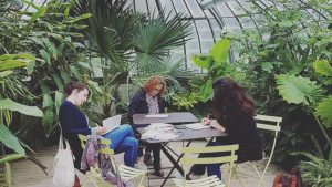 Atelier d'écriture nomade jardin des plantes Nantes