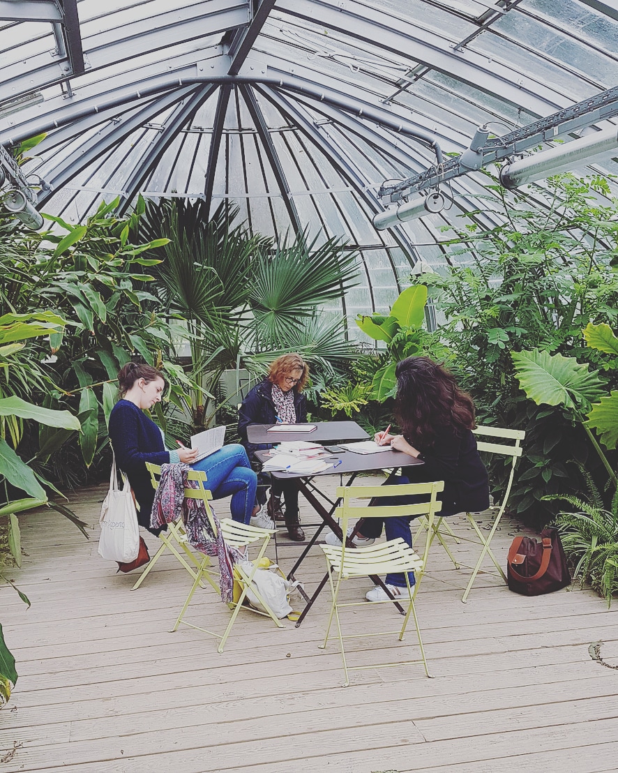 Atelier d'écriture nomade au jardin des plantes