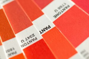 Atelier d'écriture couleur rouge